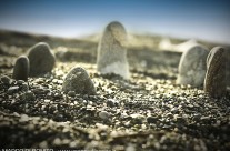 Una Stonehenge sulla spiaggia